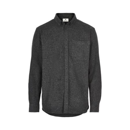 Anerkjendt Aklou herring bone hirt 9520024 dk. grey