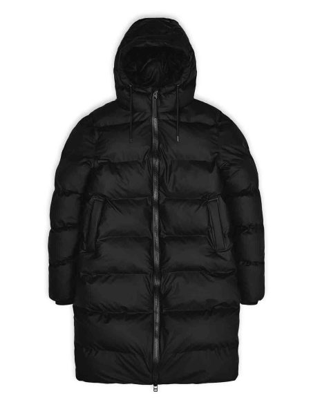 Rains 15070 long puffer jacket black