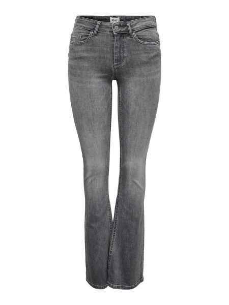 Only Onlblush Mid Flared Tai0918 Noos 15233721 Flare Grey Denim