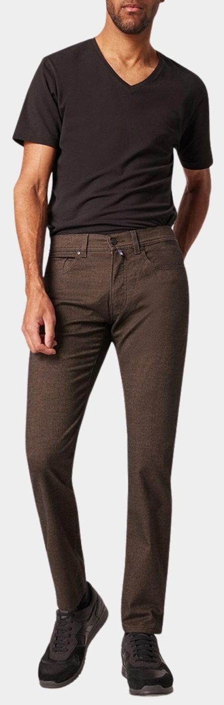Pierre Cardin Katoenen 5-Pocket Bruin Lyon C3 34540.1050/8310