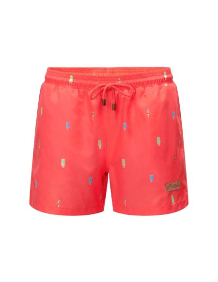 Narwal Narwal recycled swim trunks popscile red