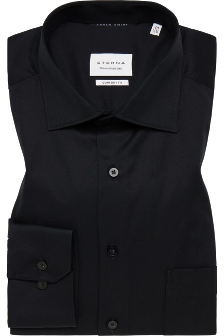 ETERNA Cover Shirt Overhemd zwart
