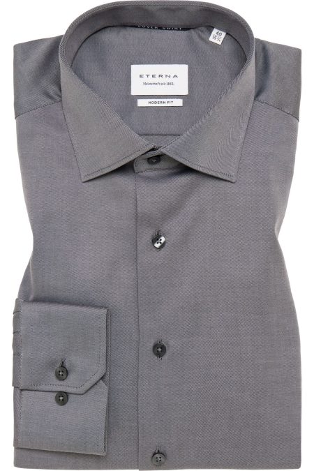 ETERNA Cover Shirt Overhemd steengrijs