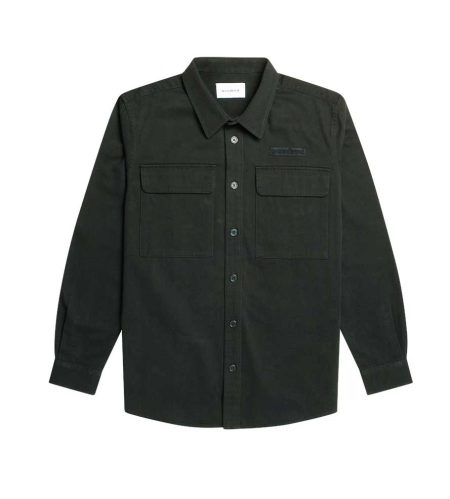 Woodbird Hoxen work shirt dark green 2136-700