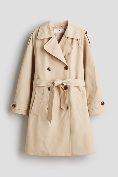 H & M - Double-breasted trenchcoat - Beige