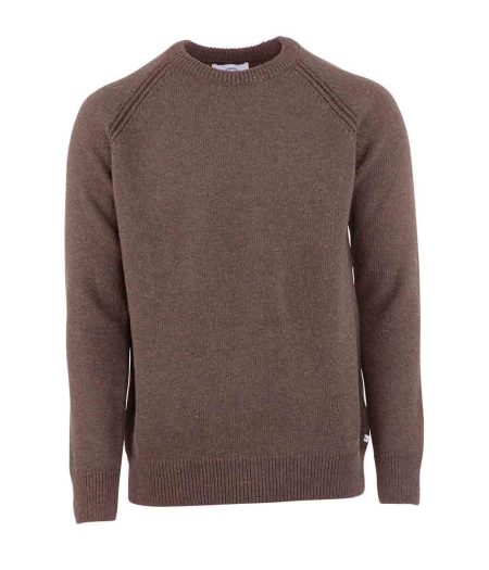 Kronstadt Ks3129 bear wool crew neck knit brown el