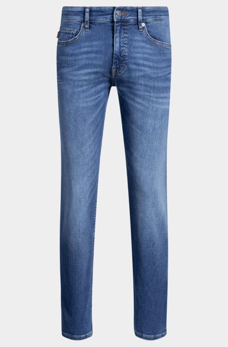 BOSS Orange 5-Pocket Jeans Blauw DELAWARE BO 10263422 02 50537813/422