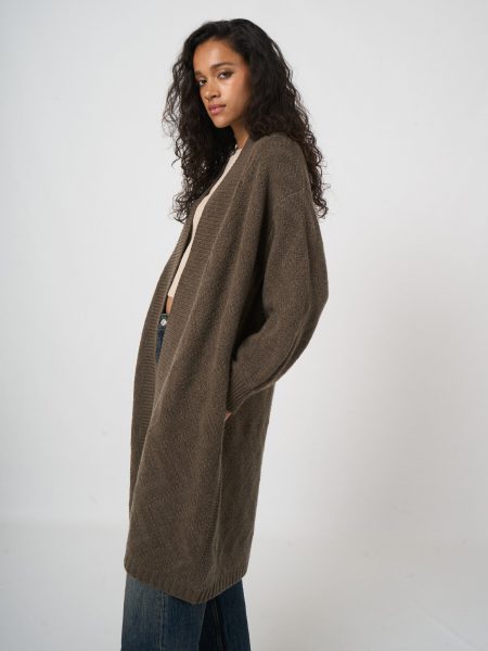 REPEAT Limited Edition - open vest met pofmouwen