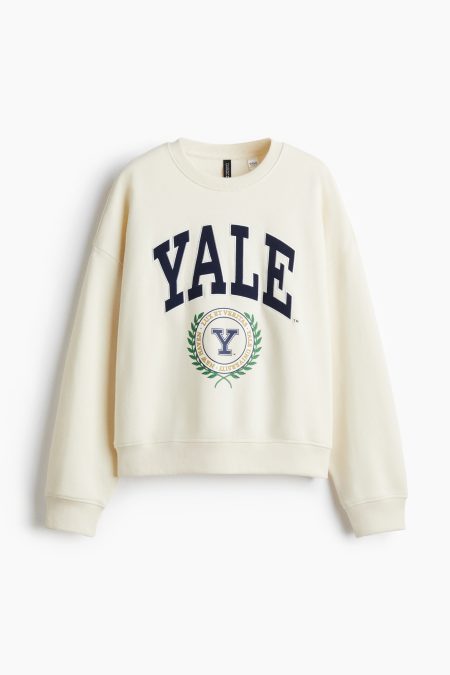 H & M - Sweater met motief - Beige