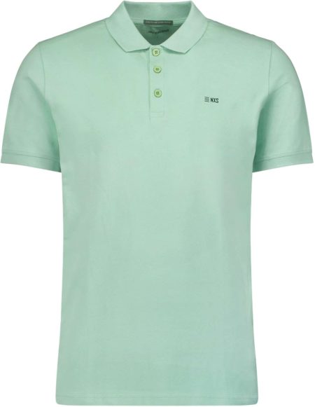 No Excess Polo korte mouw stretch mint