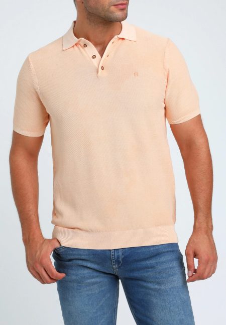 Gabbiano Heren polo 234535 972 soft peach