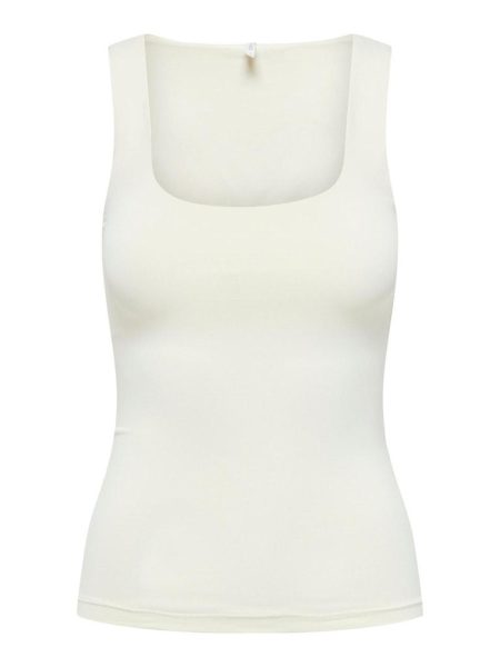 Only Onlea S/l 2-ways Fit Top Jrs Noos Tops En Singlets Cloud Dancer