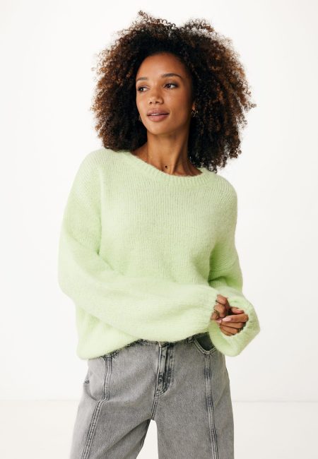 Pullover Loose Fit Lime Green