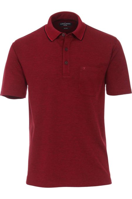 Casa Moda Polo shirt Korte mouw bordeaux