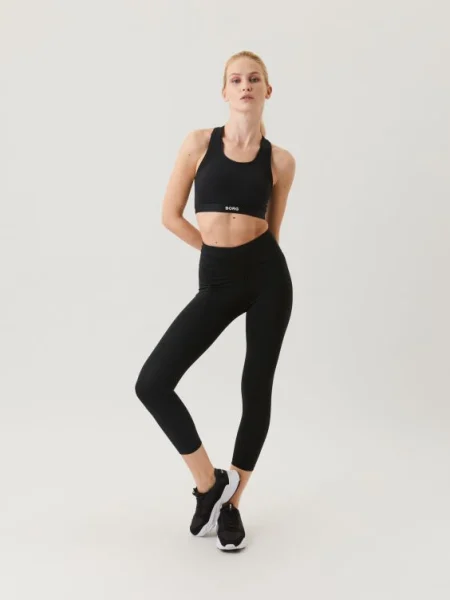 Björn Borg - Dames - Sthlm High Waist 7/8 Tights - Zwart - Maat 38