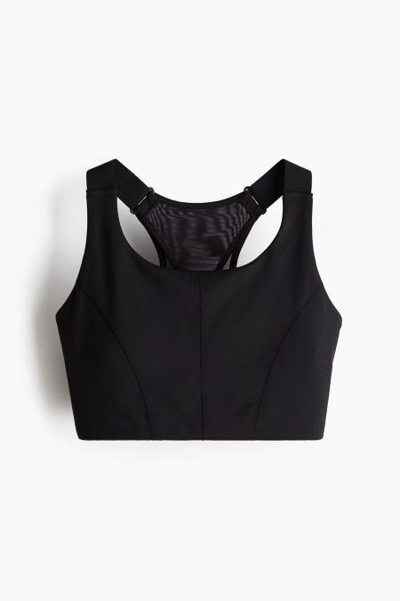 H & M - Sport-bh met DryMove™ - High support - Zwart