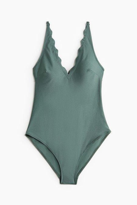 H & M - Badpak met padded cups - Groen