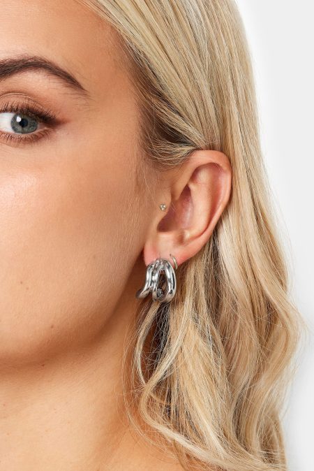 Oorbellen Met Opening In Zilver