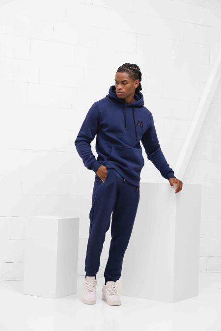 AB Lifestyle Essential Trainingspak Heren Donkerblauw - Maat XXL - Kleur: Donkerblauw | Soccerfanshop