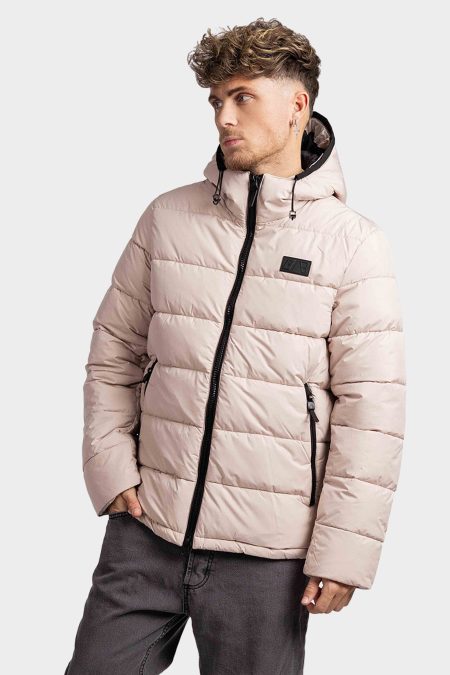 AB Lifestyle Matte Puffer Winterjas Heren Roze - Maat XXXL - Kleur: Roze | Soccerfanshop