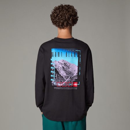 The North Face Axys Oversized-t-shirt Met Lange Mouwen Tnf Black male