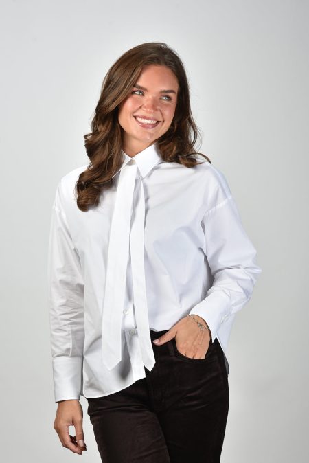 Academia blouse Marianne 10C2-000 unito bianco