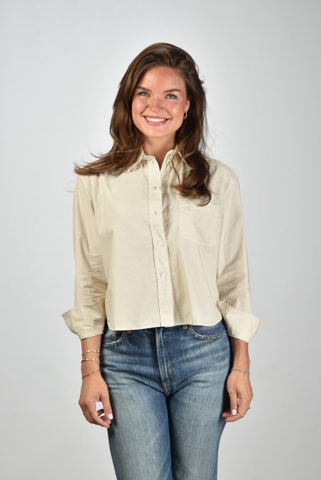 Academia blouse Mia 75DT1-920 beige unito tinto capo