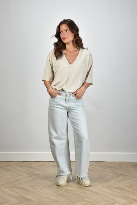 Agolde jeans Low Curve Fray A238-1535 flourish