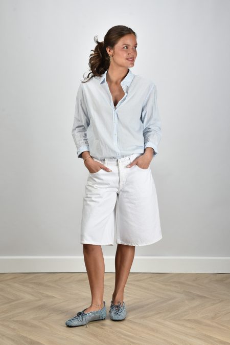 Agolde shorts Baggy V-Short A9239-1183 milkshake