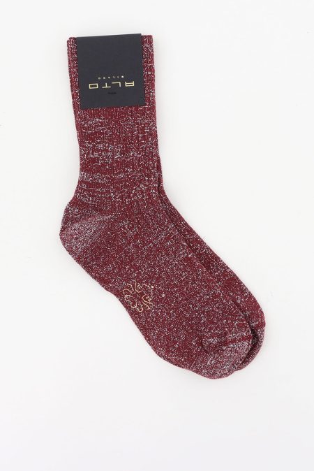Alto Milano sokken AIAM0092DC 006 bordeaux