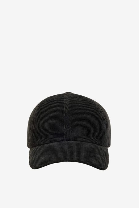 Ami Paris cap Velours UCP265.CO0089 anthracite