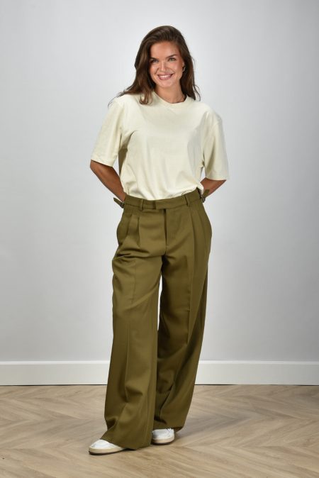 Ami Paris broek FTR812.WV0067 bronze