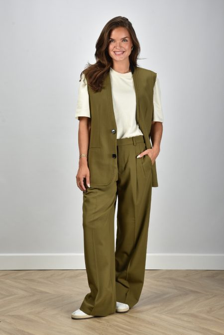 Ami Paris gilet FBV004.WV0067 bronze