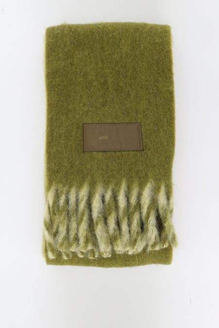 Ami Paris shawl Alp Et Mo USF676.AW0009 bronze/anis