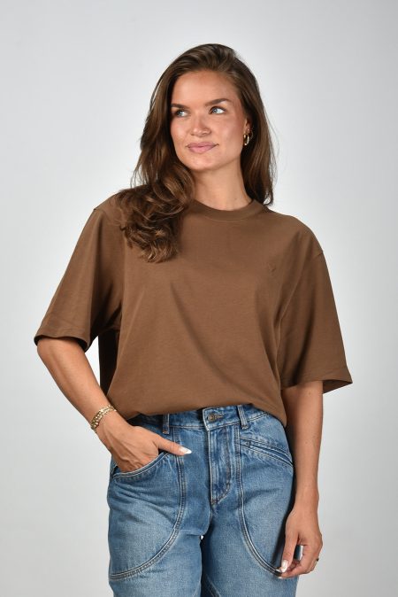 Ami Paris t-shirt ADC UTS341.726 noisette