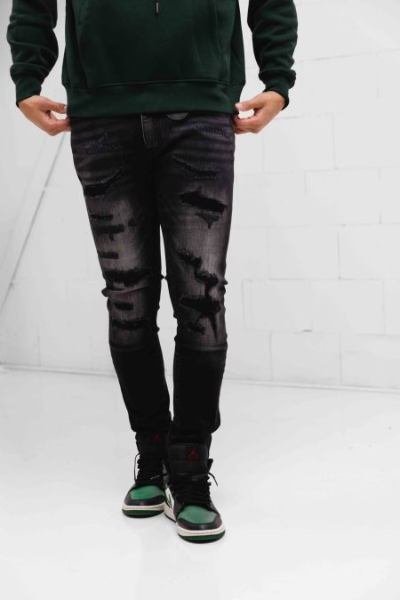 Amicci Camillo Jeans Heren Zwart - Maat 38 - Kleur: Zwart | Soccerfanshop