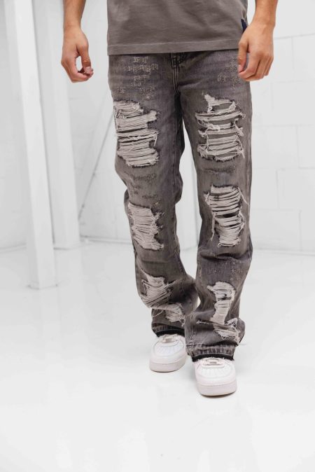 Amicci Sarrona Jeans Heren Grijs - Maat 38 - Kleur: Grijs | Soccerfanshop