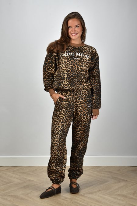 Amis Amour broek Jogger leopard