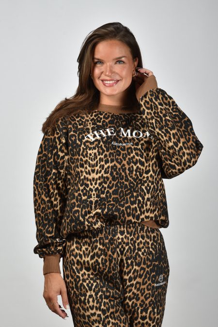 Amis Amour trui Sweater leopard
