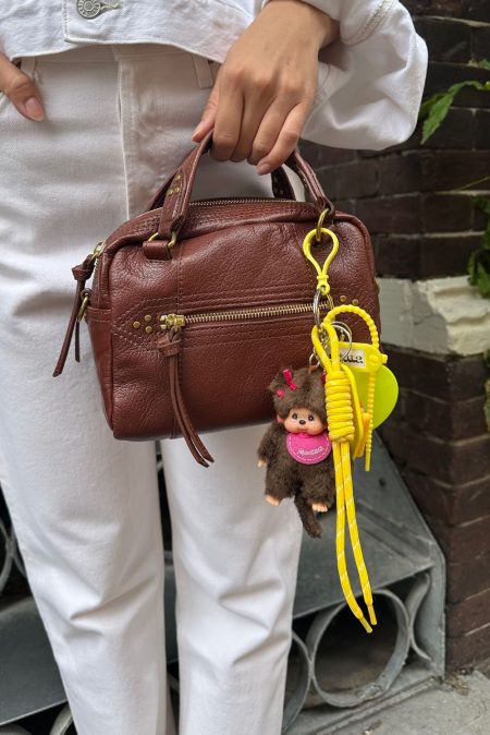 Shouia bag charm Kiki 28 geel