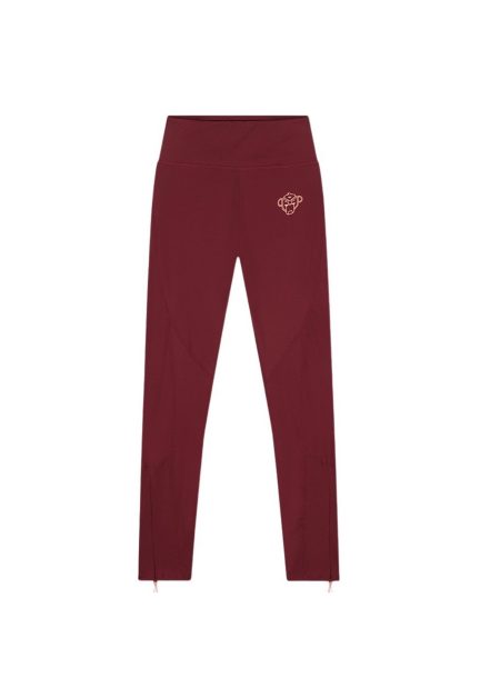 Black Bananas Lockheart Legging Dames Burgundy/Peach - Maat M - Kleur: Rood | Soccerfanshop