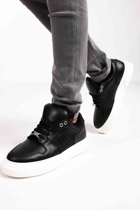 Philipp Plein Sneakers 76444 Dames/Kids Zwart/Wit - Maat 40 - Kleur: WitZwart | Soccerfanshop