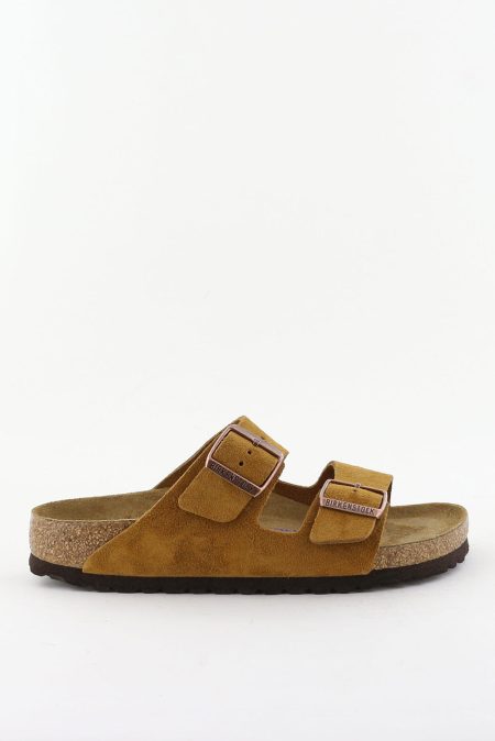 Birkenstock sandalen Arizona Soft Footbed Suede Leather 1009527 mink