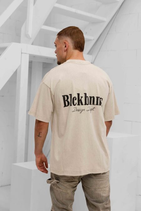 Black Bananas Brush T-Shirt Heren Beige - Maat XL - Kleur: Beige | Soccerfanshop