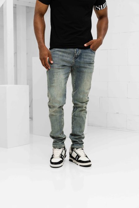 Black Bananas Core Slim Denim Broek Heren Blauw - Maat 36 - Kleur: Blauw | Soccerfanshop