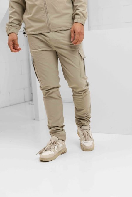 Black Bananas Delta Cargo Broek Heren Beige - Maat XL - Kleur: Beige | Soccerfanshop