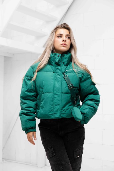 Black Bananas Initial Belt Jas Dames Groen - Maat XL - Kleur: Groen | Soccerfanshop