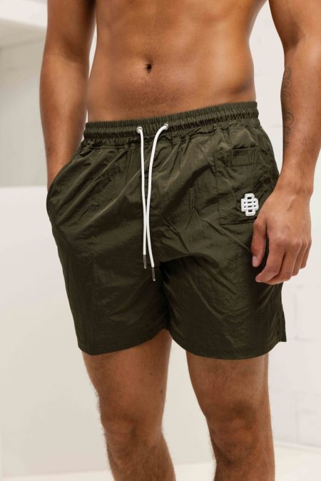 Black Bananas Monogram Zwembroek Heren Donkergroen - Maat XXL - Kleur: Donkergroen | Soccerfanshop