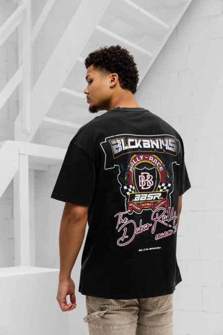 Black Bananas Rally T-Shirt Heren Zwart - Maat L - Kleur: Zwart | Soccerfanshop