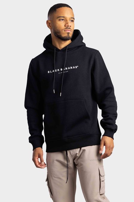 Black Bananas Signature Hoodie Heren Zwart - Maat XL - Kleur: Zwart | Soccerfanshop